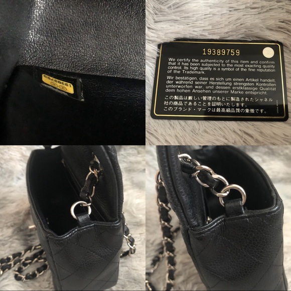 ❤️SOLD❤️ Chanel Rectangular Mini Flap Black caviar with SHW - Picture 16 of 16